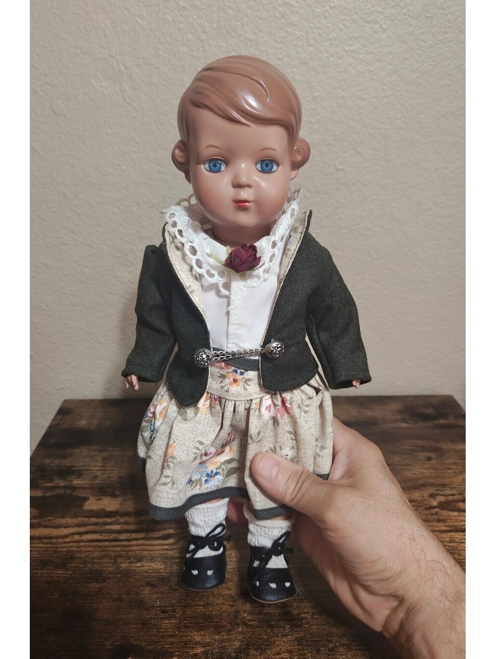1980s Schildkröt 34 REP Classic "Inge" Mold German Girl Doll
